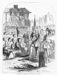 Réception de Monmouth par les dames de Taunton